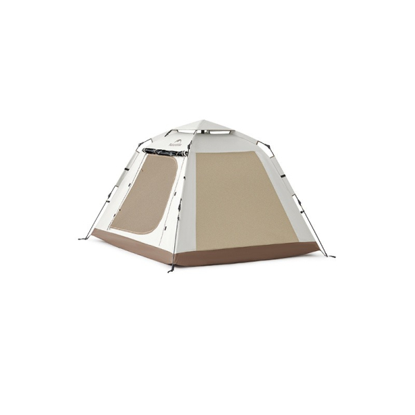 Палатка Naturehike Ango Picnic CNK2450WS021 трёхместная c навесом бежевая c черным